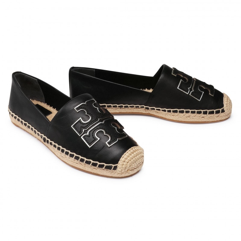 Try Burch Women Ines Espadrilles Perfect Black 100% Authentic