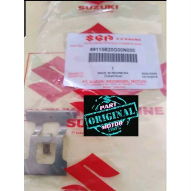Besi seng spring plat dispad kampas rem cakram belakang Satria FU