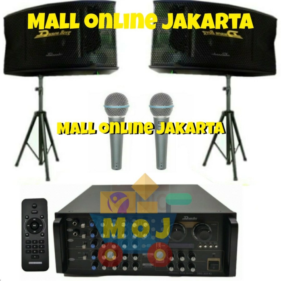 paket karaoke dusenberg 10 inch bluetooth original sound system