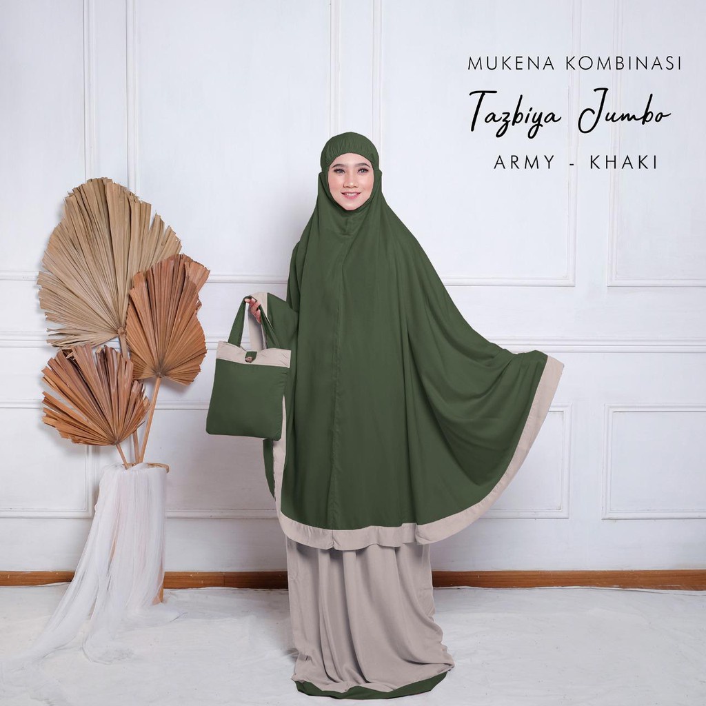 COD MUKENA DEWASA KOMBINASI TAZBIYAH TWOTONE SALWA BAHAN MIKRO  MUKENA TRENDY MASA KINI