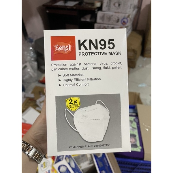 Masker Sensi Protective Mask KN95 5Ply isi 20S