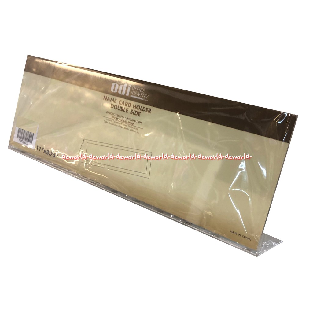 Odi Office Identity Name Card Holder Double Side Tempat Plat Nama