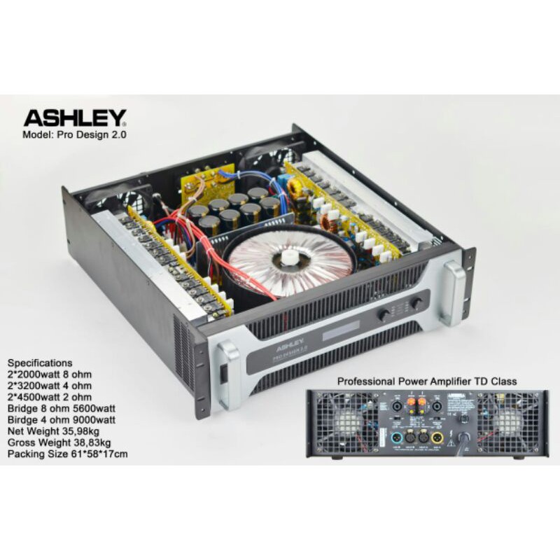 power amplifier ashley