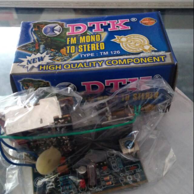 (BISA COD) Tuner FM mono to Stereo merek DTK