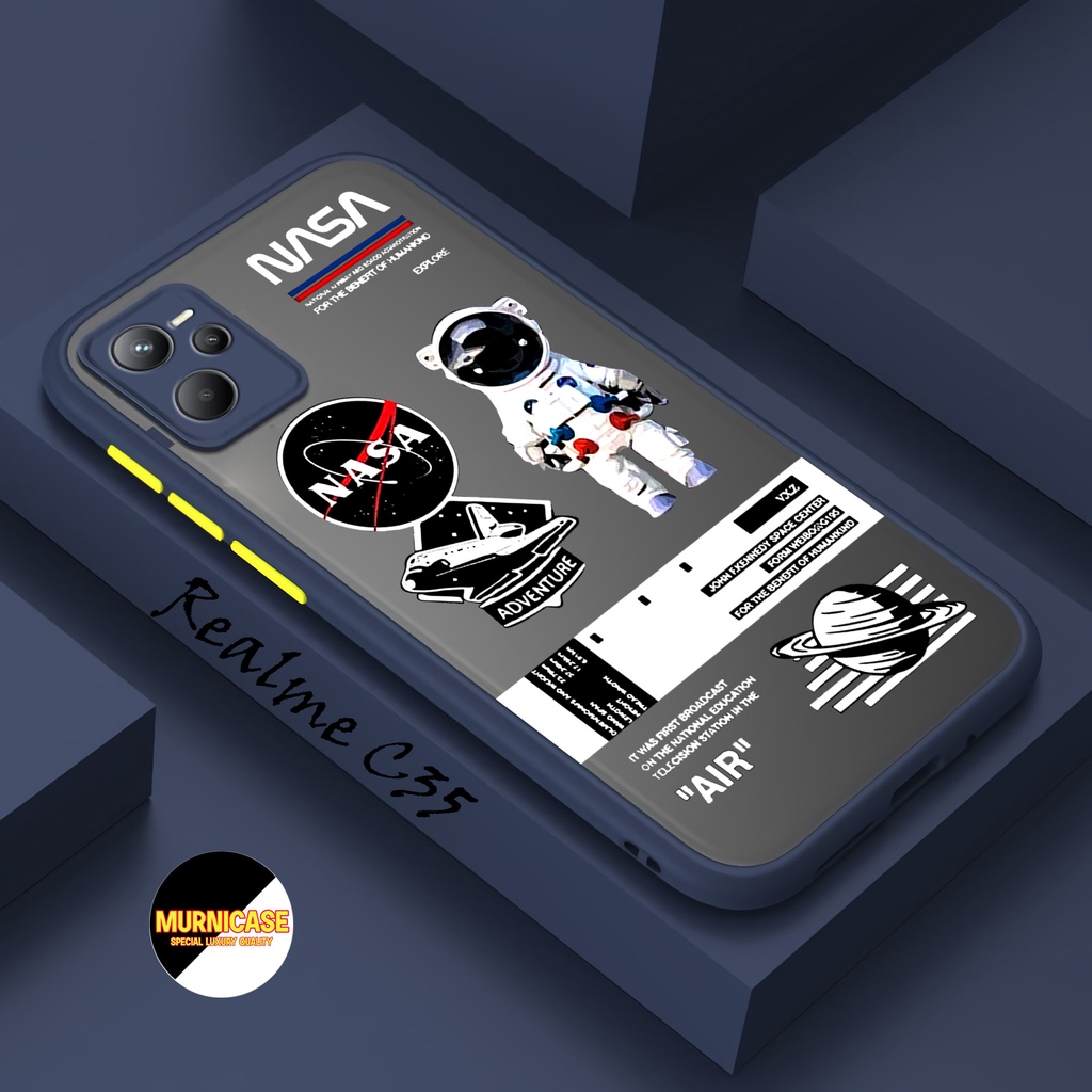 Murnicase - Case Nasa Realme C35 REALME C21Y 8i NARZO 5A 50i  GT MASTER REALME 3 PRO REALME 5 PRO RE