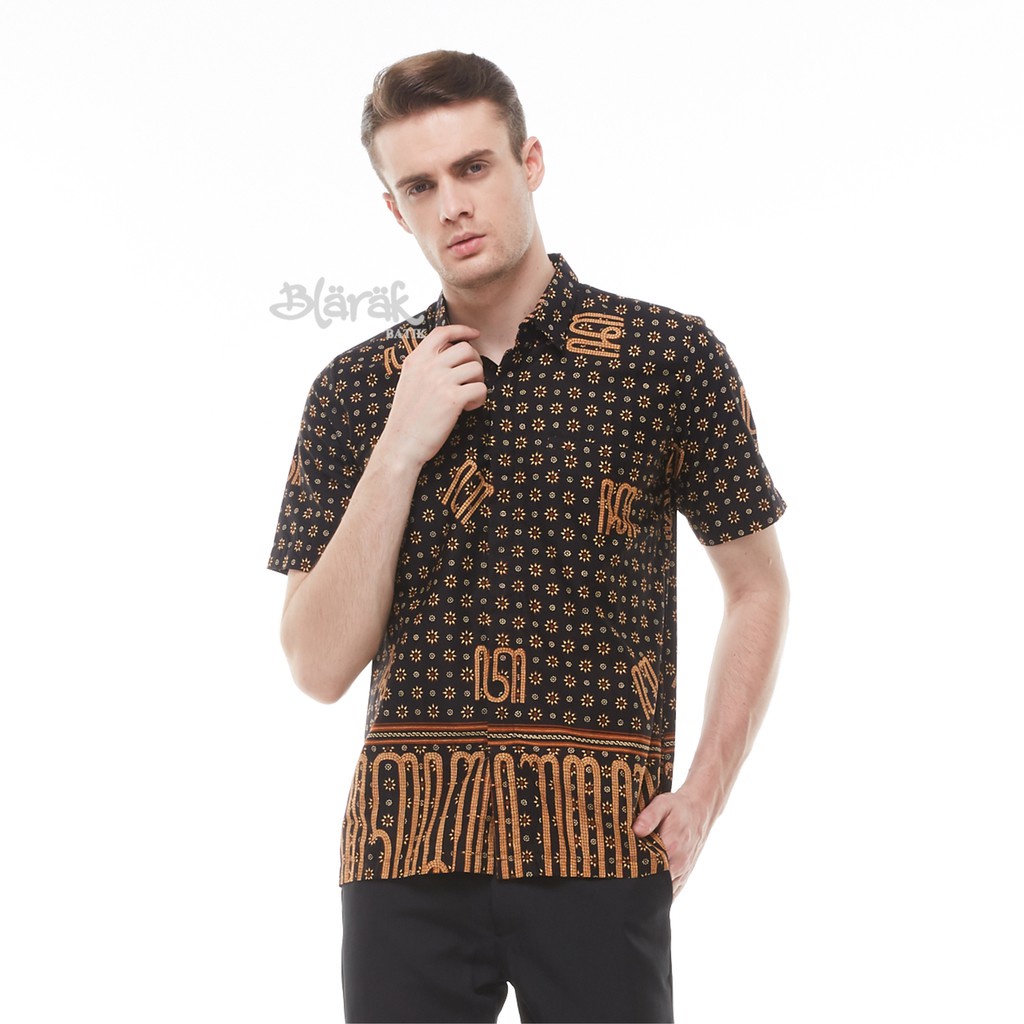 BATIK PRIA BLARAK LENGAN PENDEK