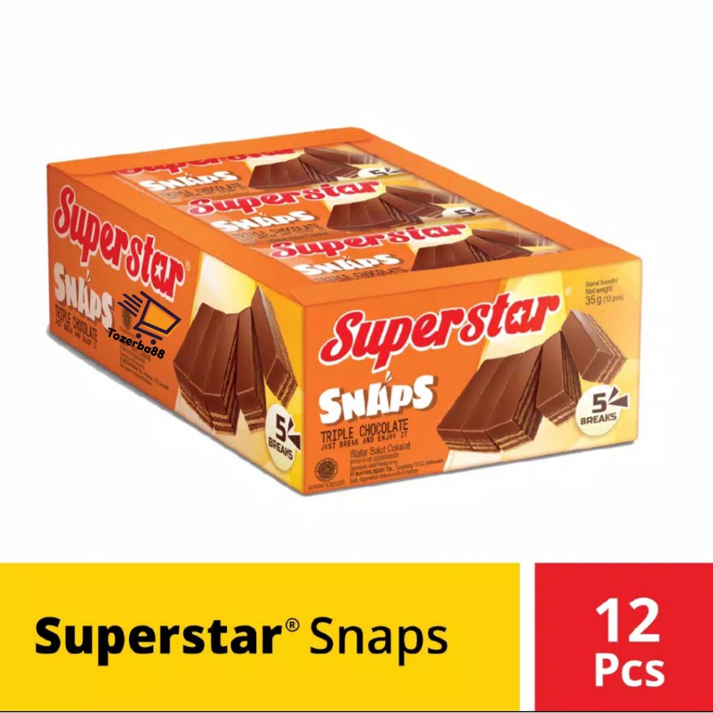 

Superstar Snaps isi 12 pcs