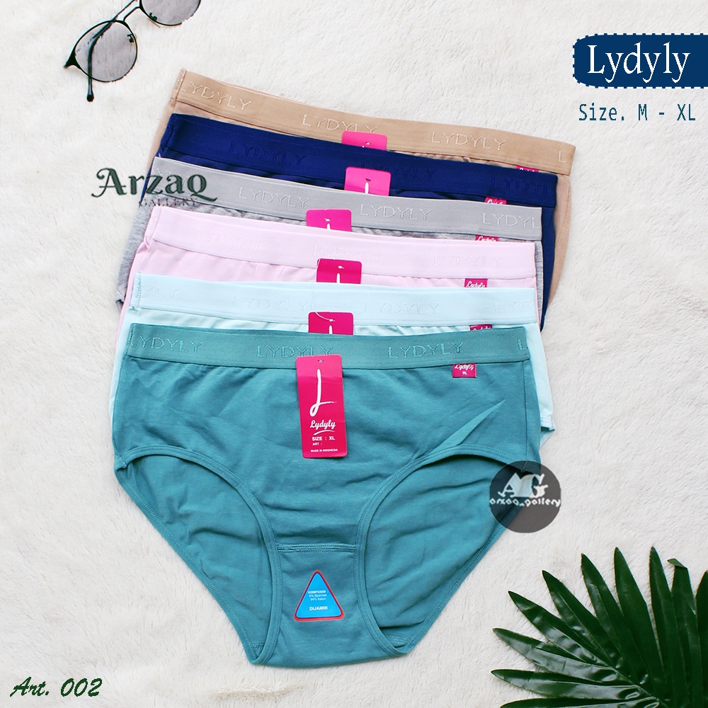 [  3pc ] Cd Lydyly 002 | Celana Dalam Wanita Karet Lebar | Cd wanita | Grosir Pakaian Dalam/ Arzaq gallery