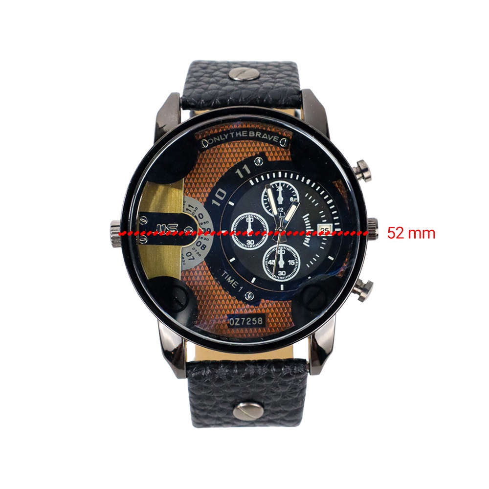 JIS Jam Tangan Analog Pria - 0Z7258 - Black