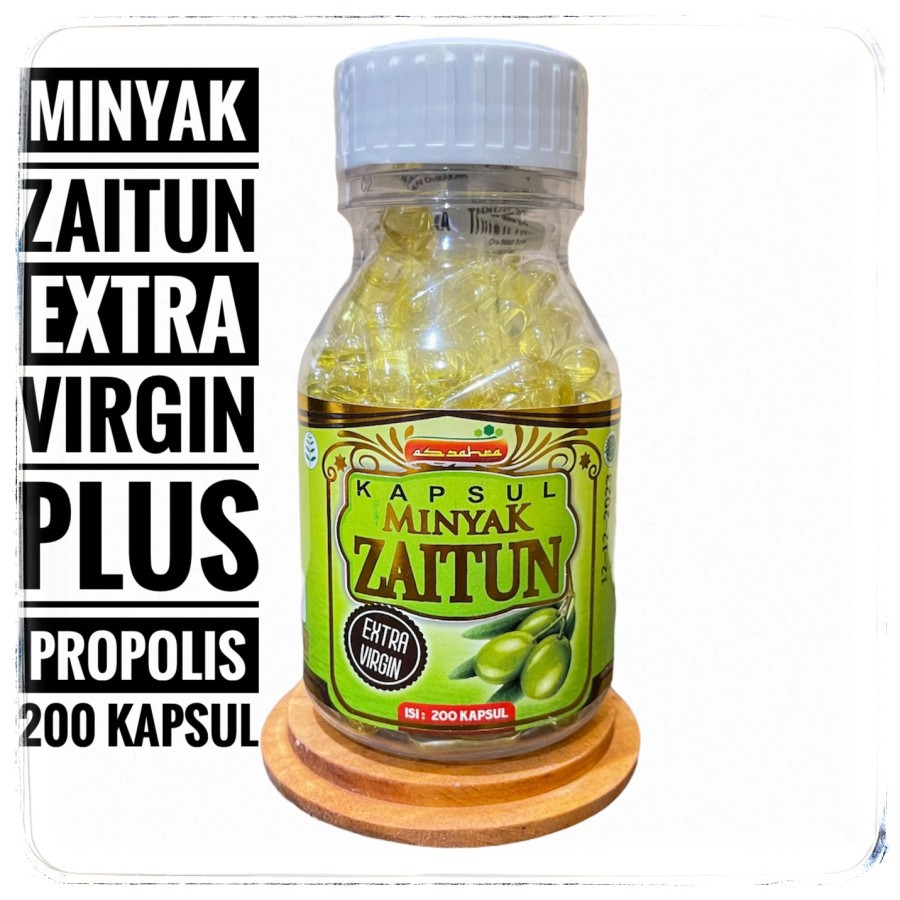 HARGA PROMO!!! Minyak Zaitun Isi 200 Kapsul / Kapsul Zaitun Extra Virgin Olive Oil