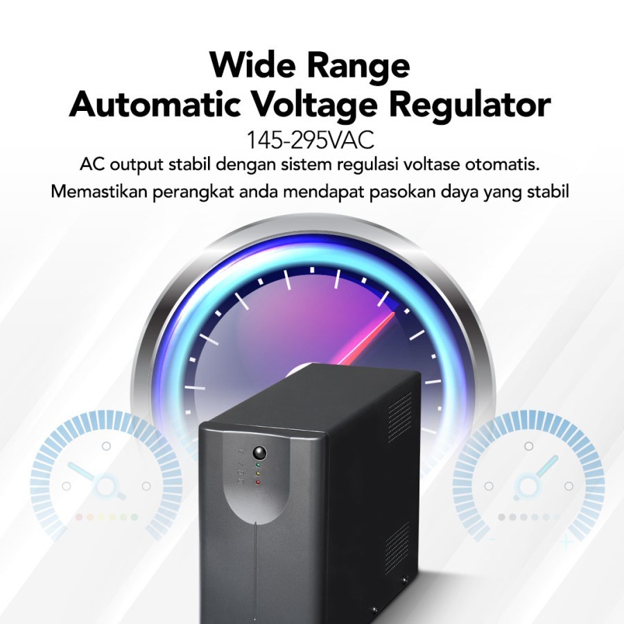 Micropack UPS Anti petir 1200VA / 720WATT Battery 7 Ah (MFU-1200)