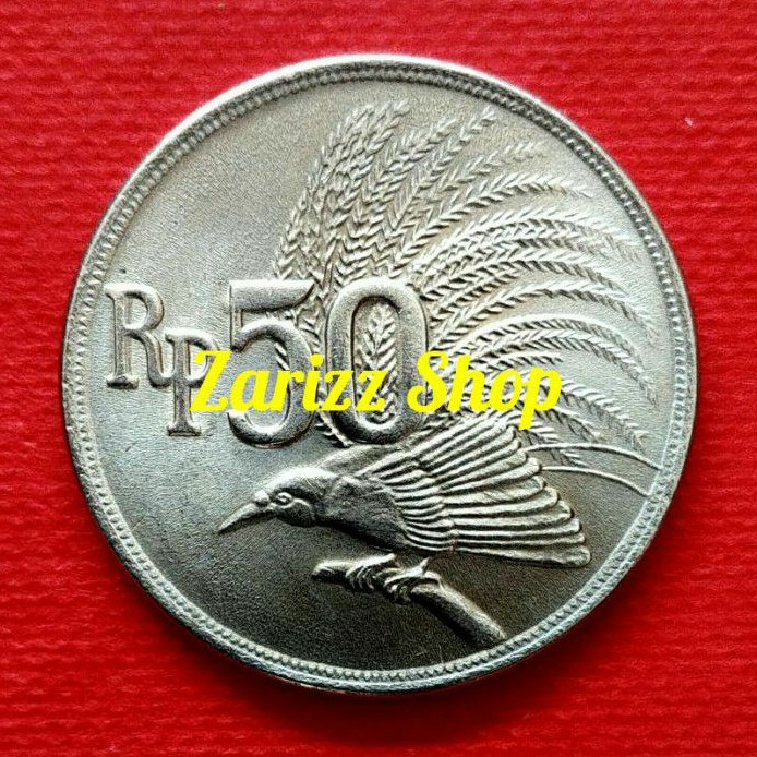 Koin 50 Rupiah Burung Cendrawasih Tahun 1971 Shopee Indonesia
