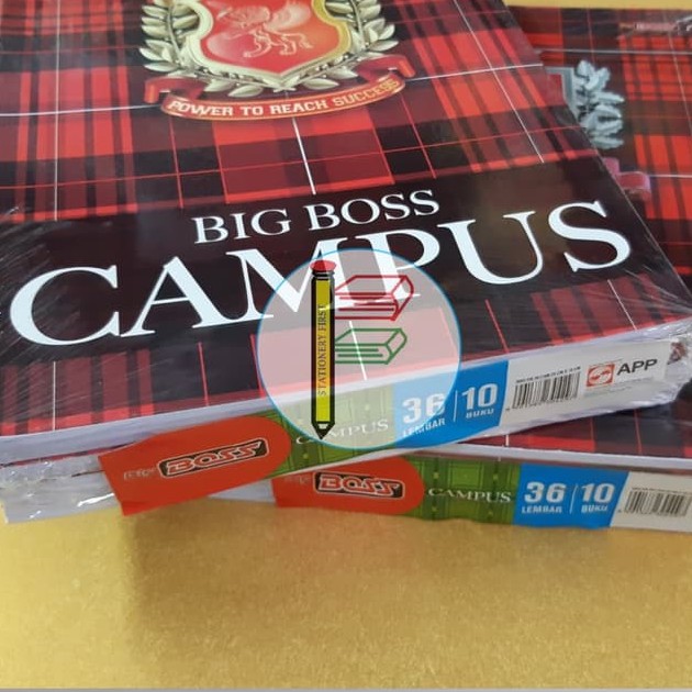 Buku Tulis Big Boss Campus Maxi 36 Lembar per Pack isi 10 Buku