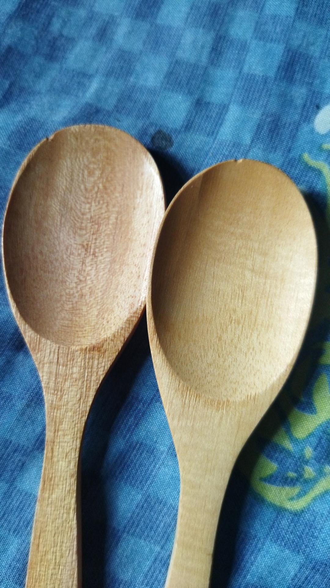 Sendok Madu Sendok Kayu Mahoni Asli Tanpa Cat