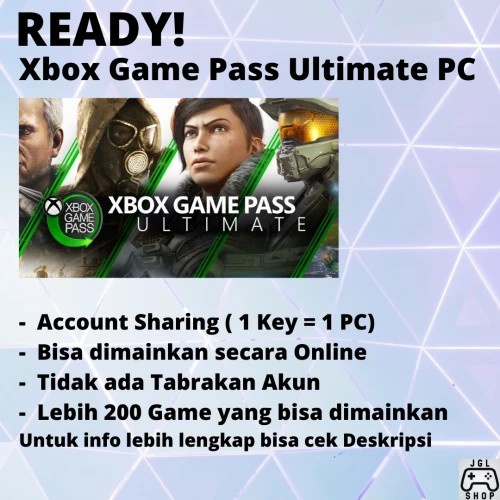(READY) Xbox Game Pass Ultimate PC 12 bulan