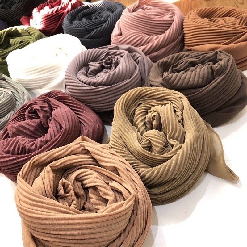 PASHMINA PLISKET PREMIUM/ PASHMINA HYGET FULL PLISKET