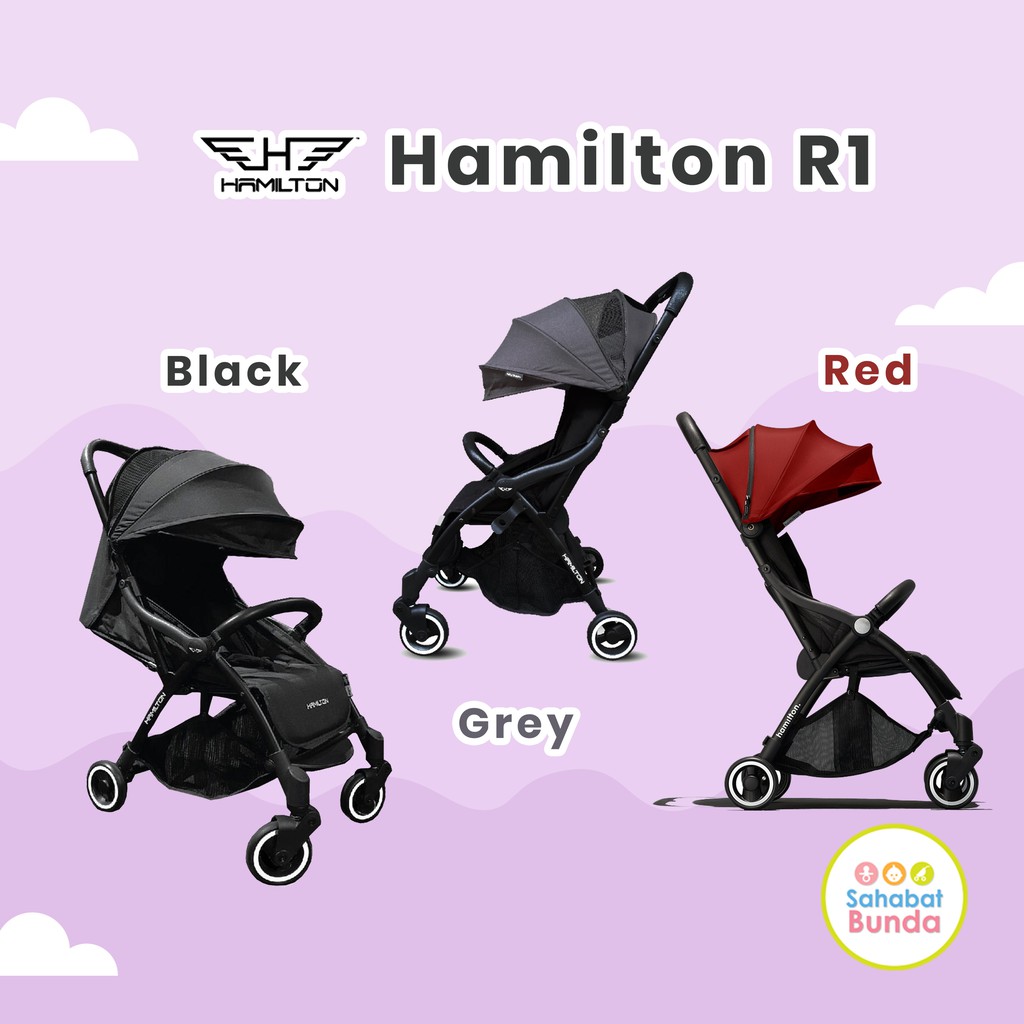 Hamilton Stroller X1 R1 S1 Kereta Dorong Bayi Lipat Otomatis Shopee Indonesia