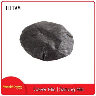 Mic Cover / Sarung Mic (HITAM) Sarung Mikrofon 1 PC