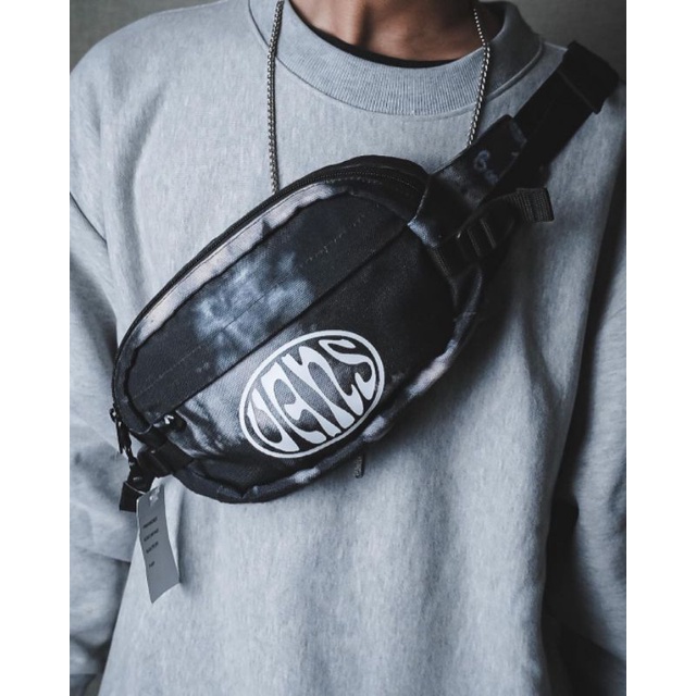 WAISTBAG TAS PINGGANG VANS ALISO HIP PACK ORIGINAL BLACK TYE DIE