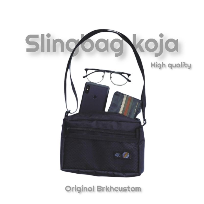 SLINGBAG KOJA BEST SELLER | TAS SELEMPANG | TAS BAHU | SLINGBAG PRIA WANITA (BEST SELLER)