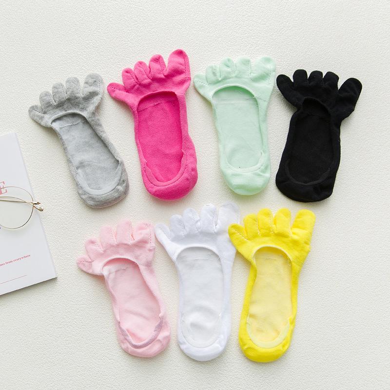  Kaos  Kaki  Jari Bahan  Silikon Anti Slip Warna Invisible 