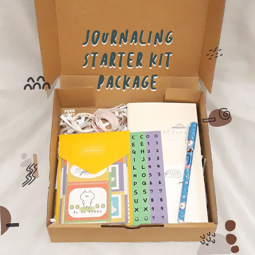 

Journaling Package Yellow | Sticker Stationery