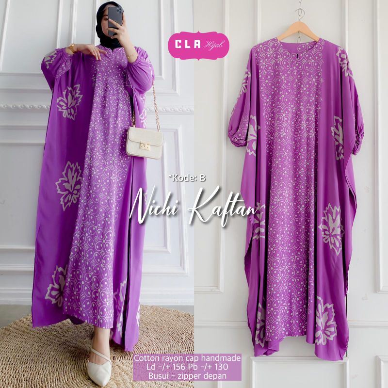 (BISA COD) NICHI KAFTAN -- ORI BY CLA