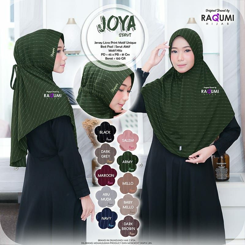 Jilbab Instan Raqumi Joya Serut