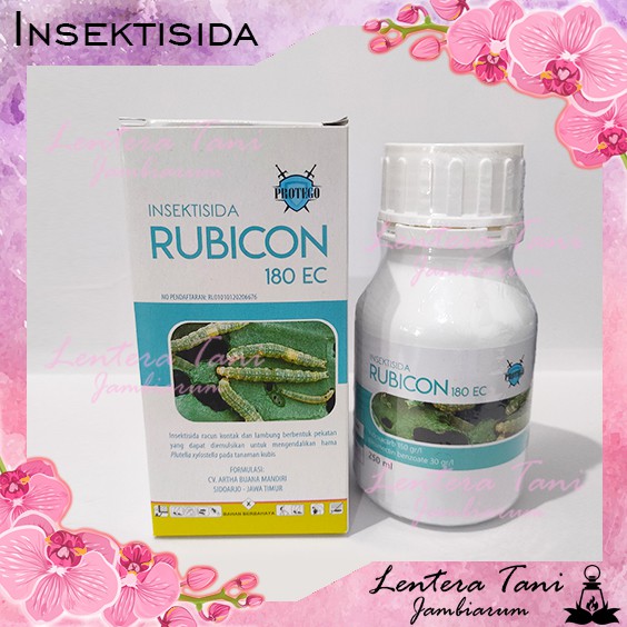 Insektisida Rubicon 250 ml pembasmi hama ulat pada tanaman kubis