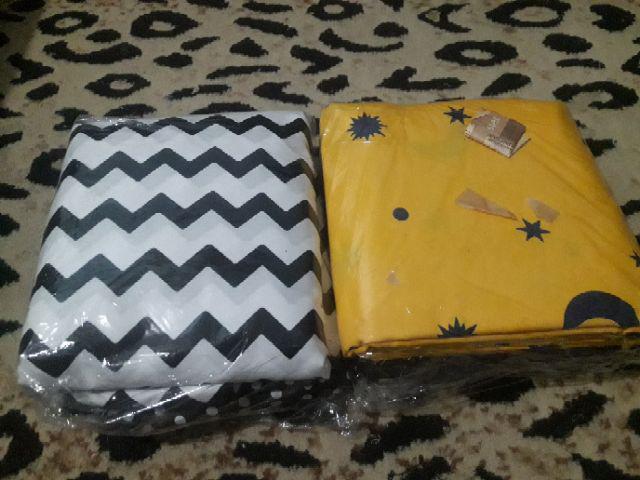 Kain Sprei Meteran Baby Retro Line Dotie Onyx Star