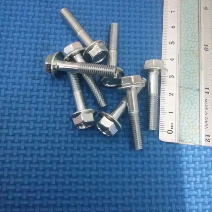 Baut Topi/Baut Flange 10/6x30