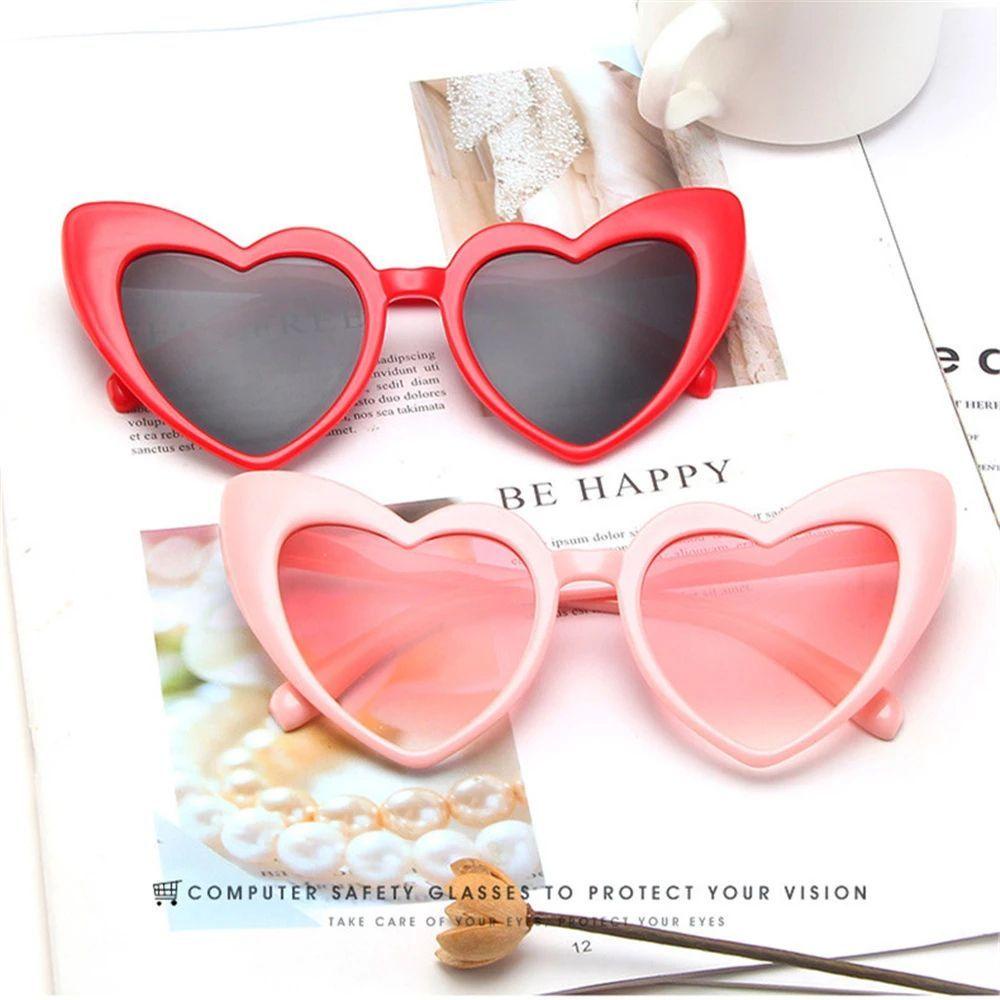 Mxbeauty Kacamata Hitam Hati Fashion Wanita Vision Care Travel Jelly Warna Love Heart Eyewear