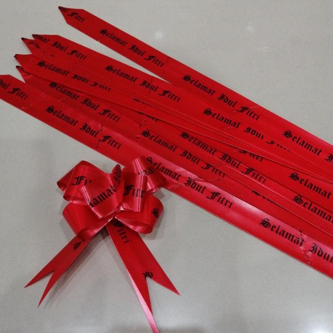 

#@#@#@#@] Pita Serut Lebaran/Pita Selamat Idul Fitri Size 32mm x 510mm isi 10pcs