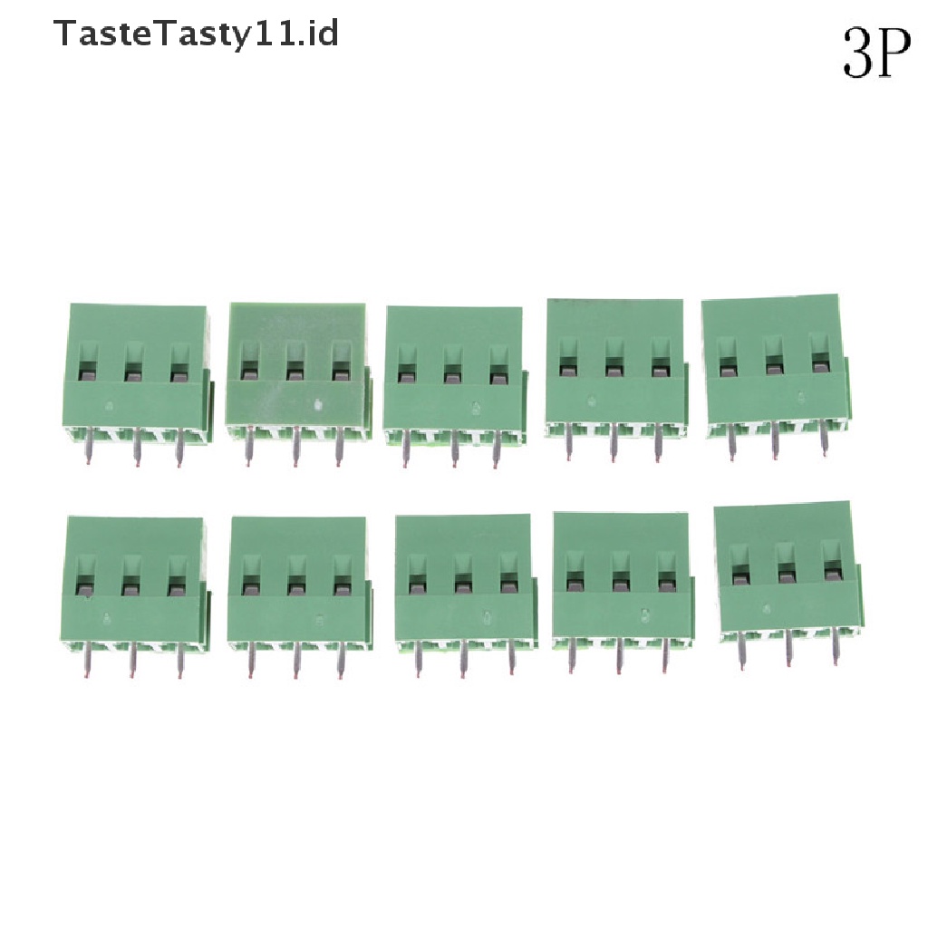 10pcs Sekrup Terminal Block PCB Konektor KF128-2P / KF128-3P 5mm KF128