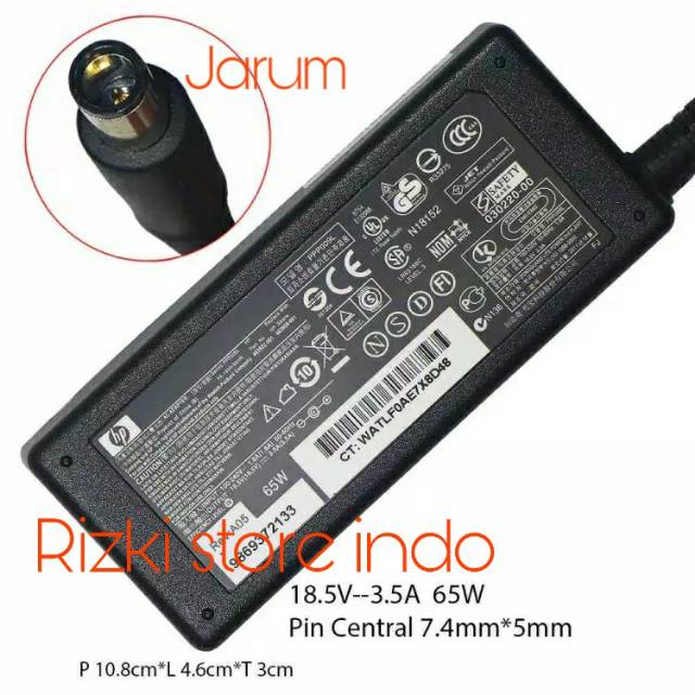 CHARGER LAPTOP HP Compaq 6910 P 2230 s DV7 DV4 DV5 DV6 G50 G60 CQ60 CQ61 CQ62 CQ32 CQ43 N193