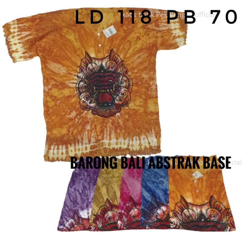 BAJU BARONG BALI BASE/BAJU BARONG  PRIA WANITA KHAS BALI