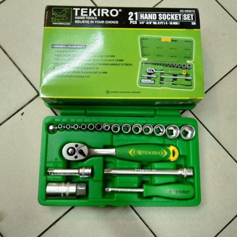 Kunci Shock Sok Tekiro 21 Set Original