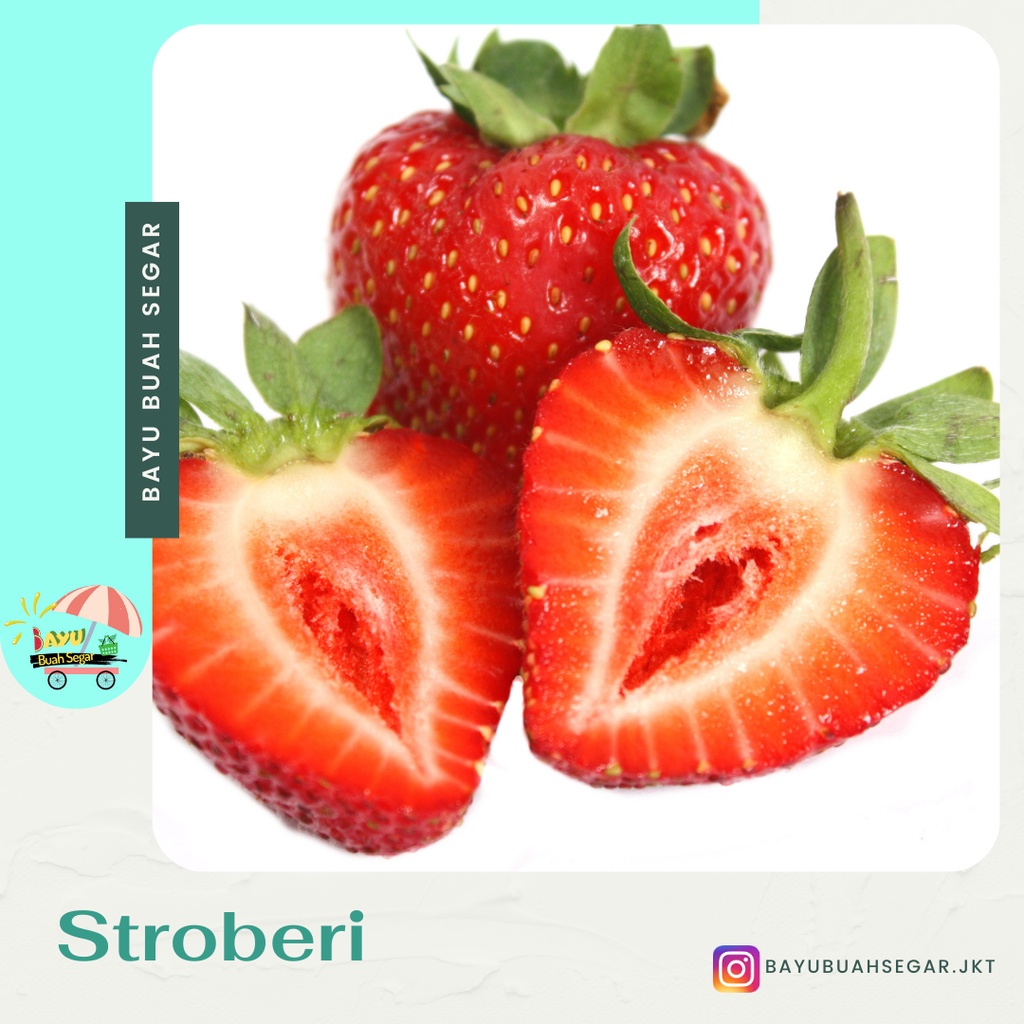 

Buah Stroberi Segar