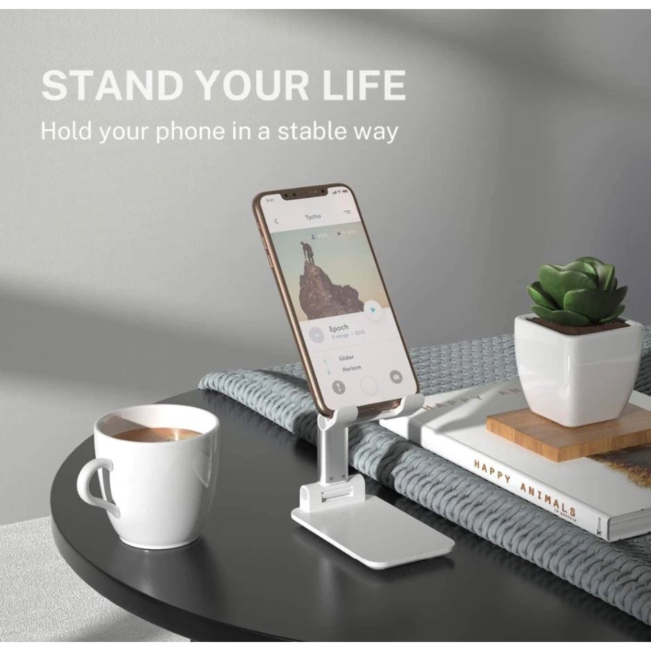 Foldable Desktop Phone Holder Tablet Stand Mobile Desk holder hp Stand Hp Ipad