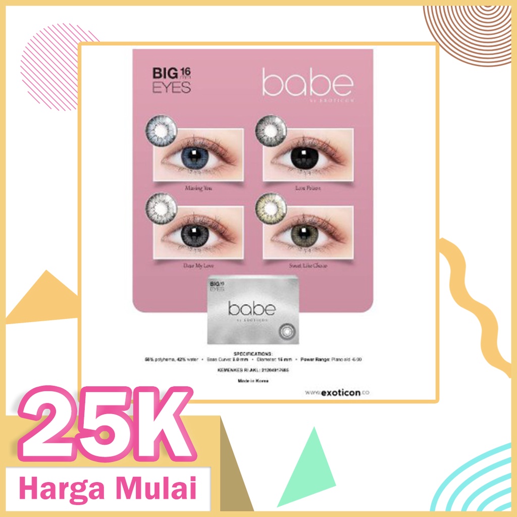 Softlens BABE Big Eyes 16.00mm Exoticon