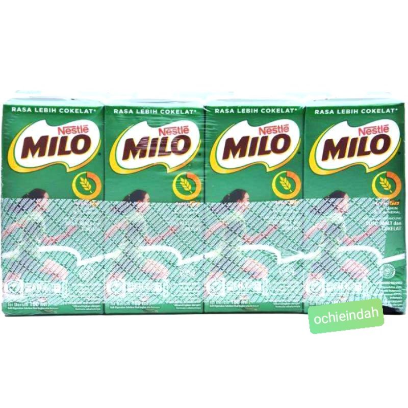 

Milo UHT Activ-go 180ml | 1pack isi 4