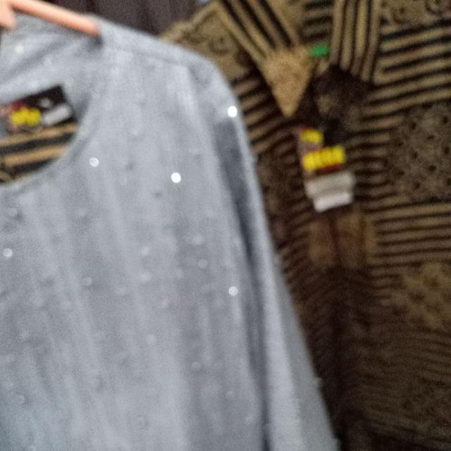 Shofia Couple - Couple Batik Asmara Linggar Set Kebaya Brukat