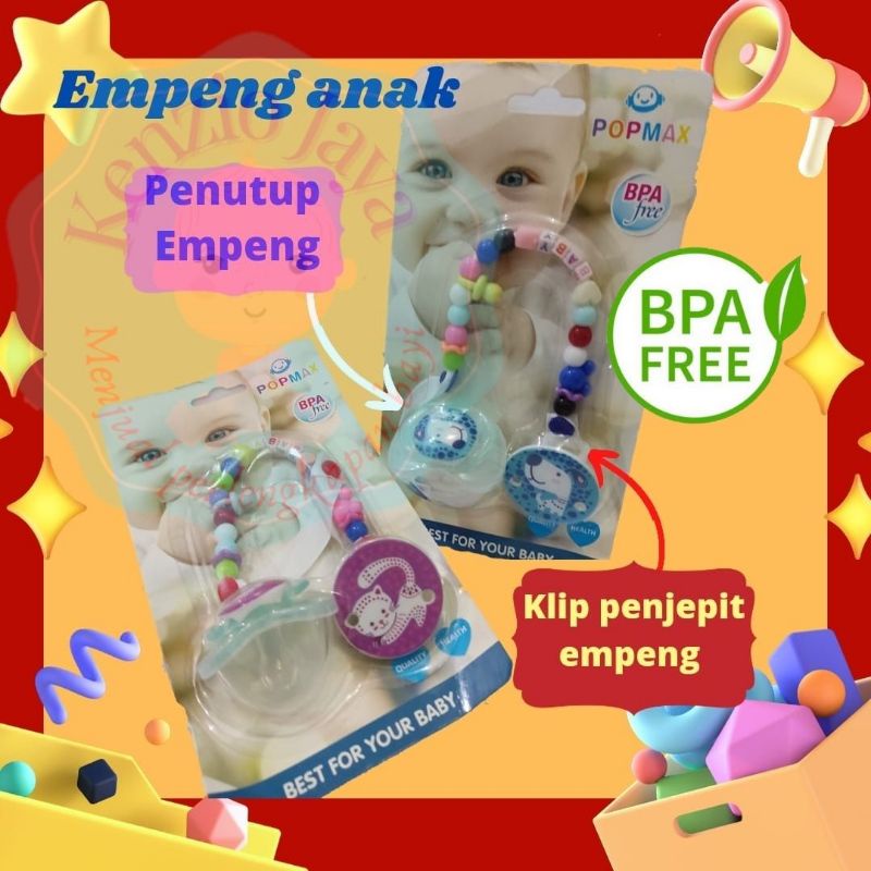 empeng anak lengkap penutup empeng dan klip empeng