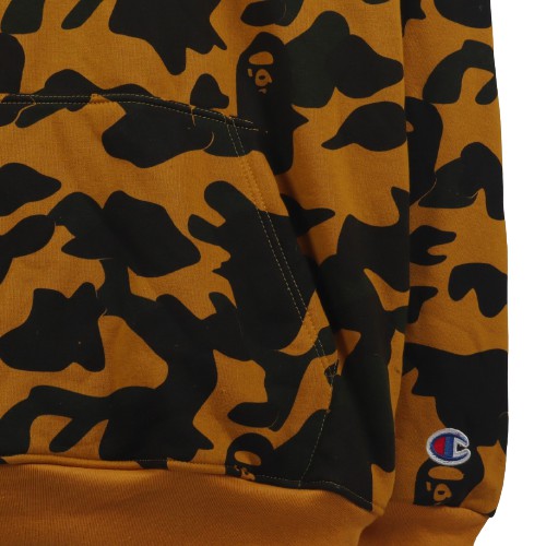 Jaket Sweater Hoodie CHAMP CAMO – MUSTARD Edition Trendy Casual Unisex Good Brand Quality Stylish