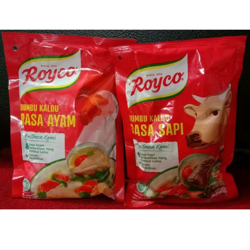 

Royco bumbu kaldu rasa ayam, sapi 220 gram