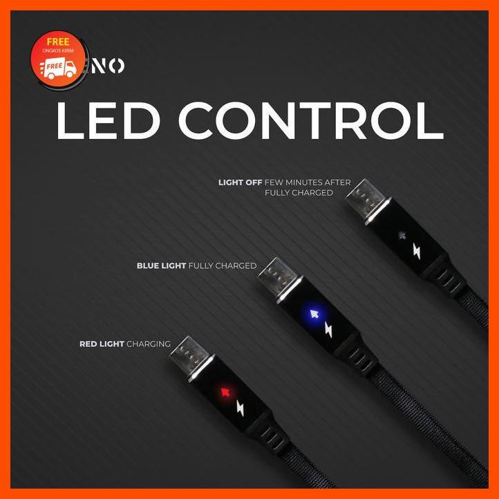 MENO ANDROID CABLE AUTO DISCONNECT MICRO FAST CHARGER KABEL HP OFF 4X