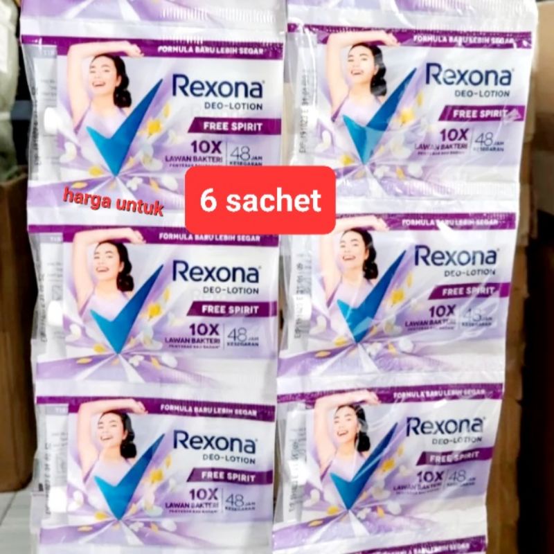 REXONA Sachet 9 gram DEOLOTION 6 SACHET