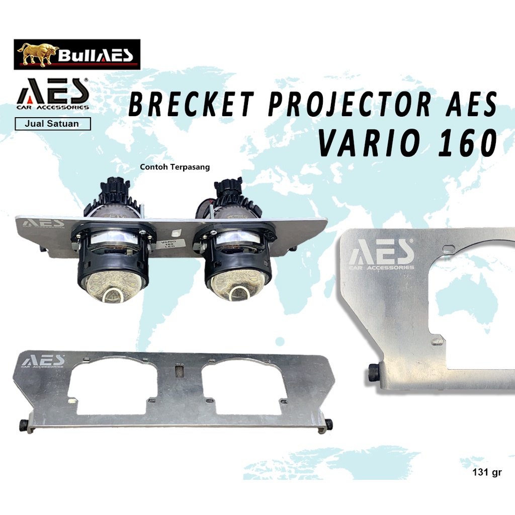 Brecket Retrofit Projector AES WST 2.5 INCHI Segala Motor