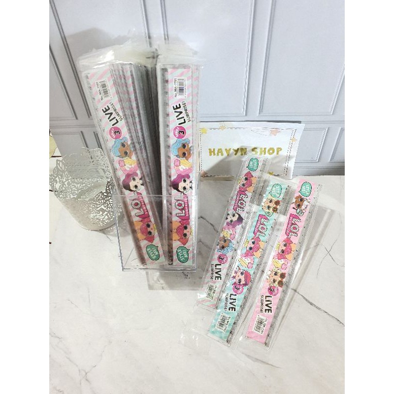15 cm atau 20cm penggaris LOL/garisan 15cm/garisan 20cm LOL/ruler LoL-4