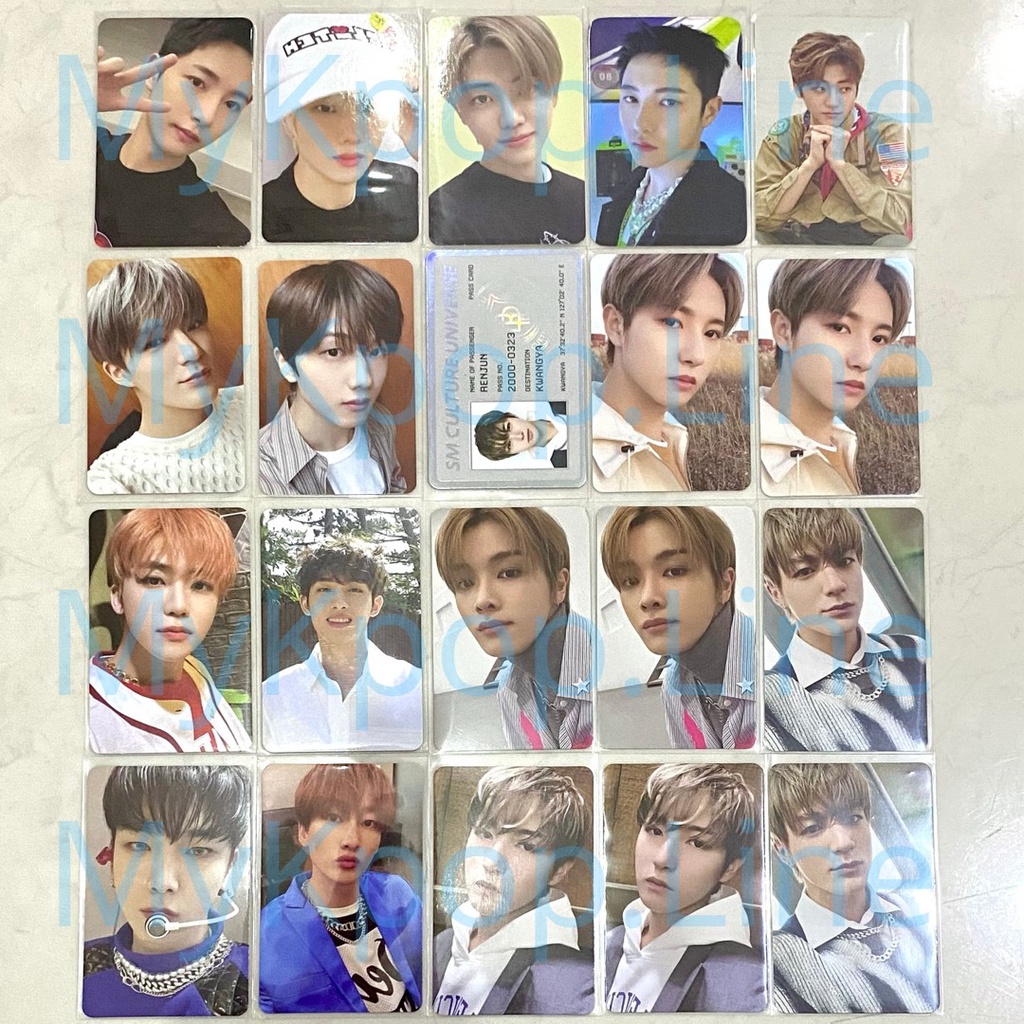 Photocard SMTOWN Glitch Mode SMCU Mernel Jeno Sungchan Eunhyuk Renjun READY Key PC HD Rare NCT Dream